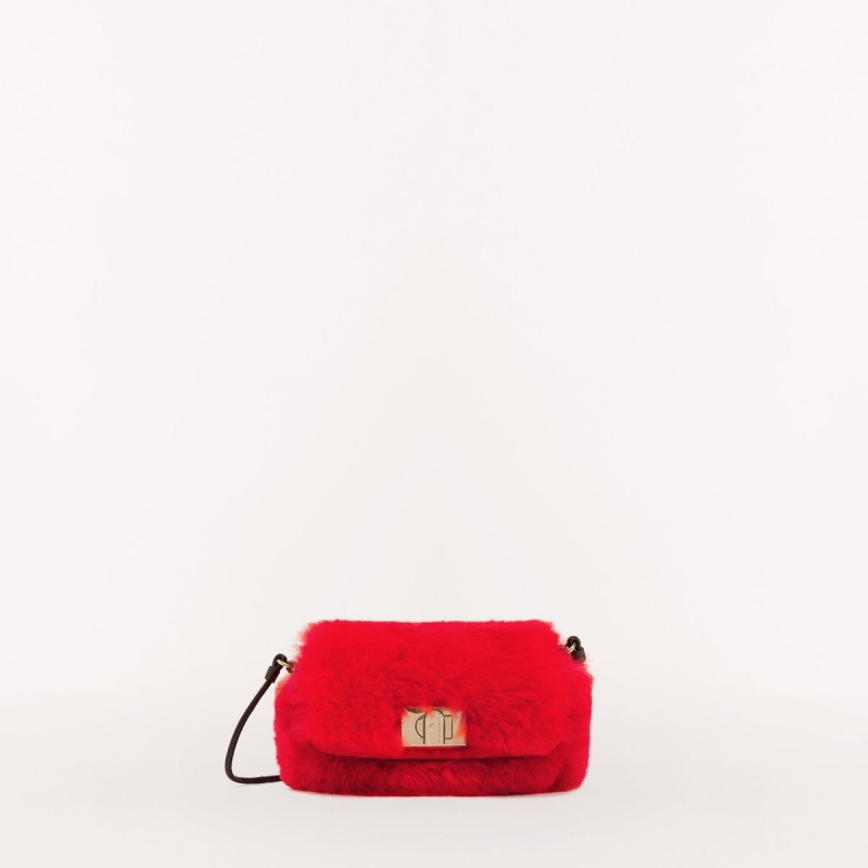 Red Furla 1927 SOFT Women\'s Mini Bags | QMWPZY051