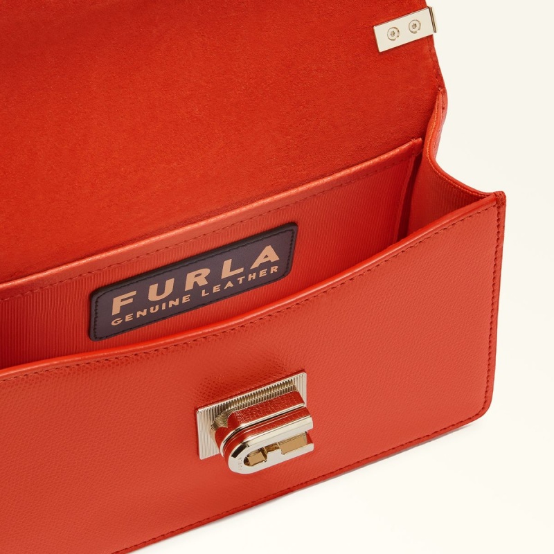 Red Furla 1927 Women's Crossbody Bags | UOYPSB783