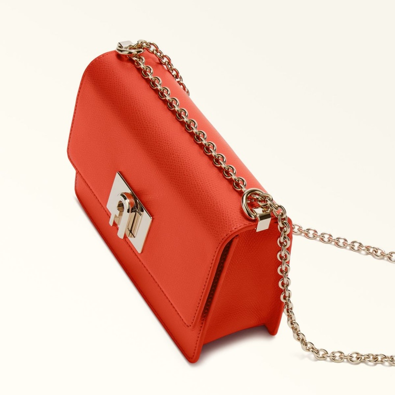 Red Furla 1927 Women's Crossbody Bags | UOYPSB783