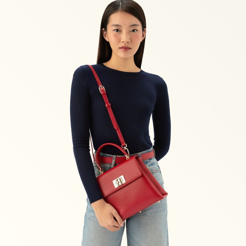 Red Furla 1927 Women's Handbag | ORLUYM741