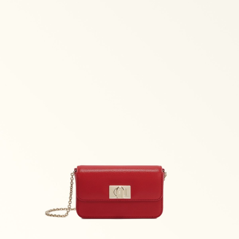 Red Furla 1927 Women\'s Mini Bags | JZHDYI215