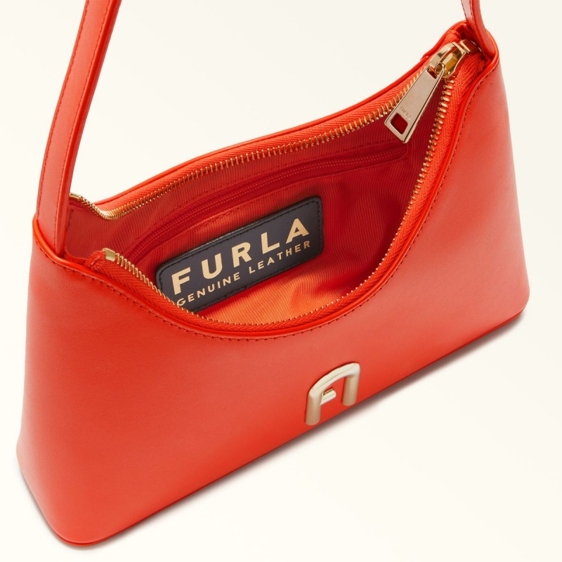 Red Furla DIAMANTE Women's Shoulder Bags | CGUTFD094