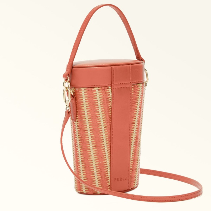 Red / Yellow Furla NET Women's Crossbody Bags | JQNHYW283