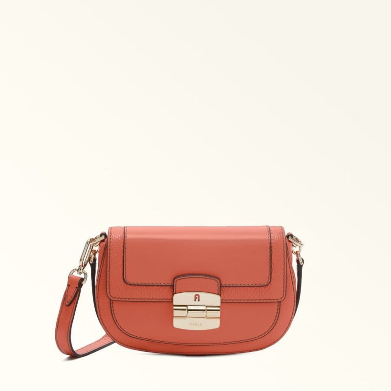 Rose Furla CLUB 2 Women\'s Crossbody Bags | XUGBFQ457