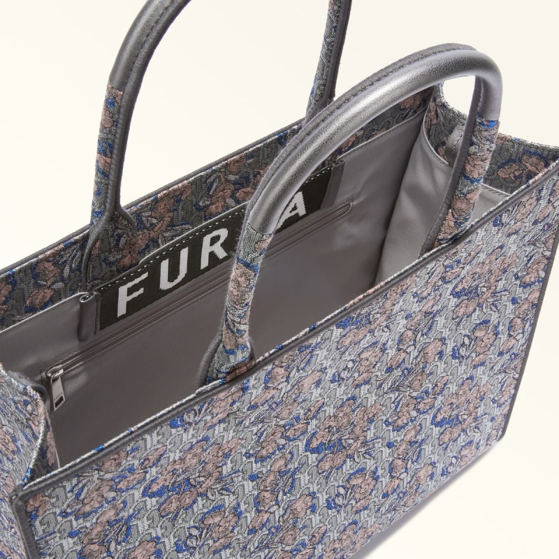 Silver Furla OPPORTUNITY Women's Totes | DGRNML485