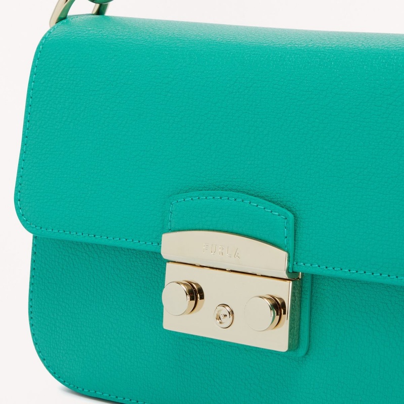 Turquoise Furla METROPOLIS Women's Shoulder Bags | APNRKJ534