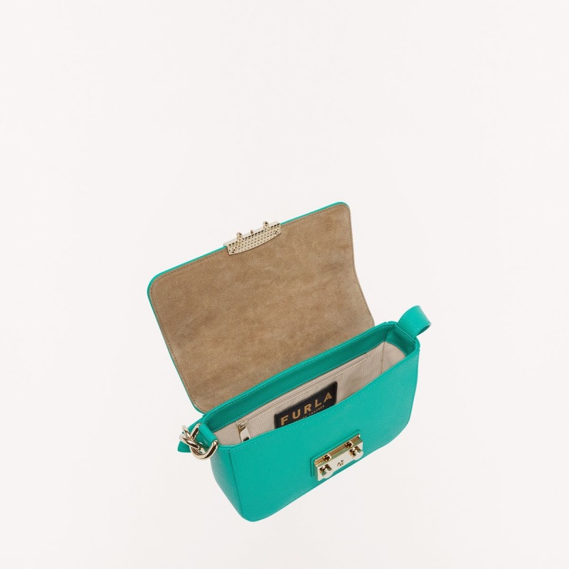 Turquoise Furla METROPOLIS Women's Shoulder Bags | APNRKJ534