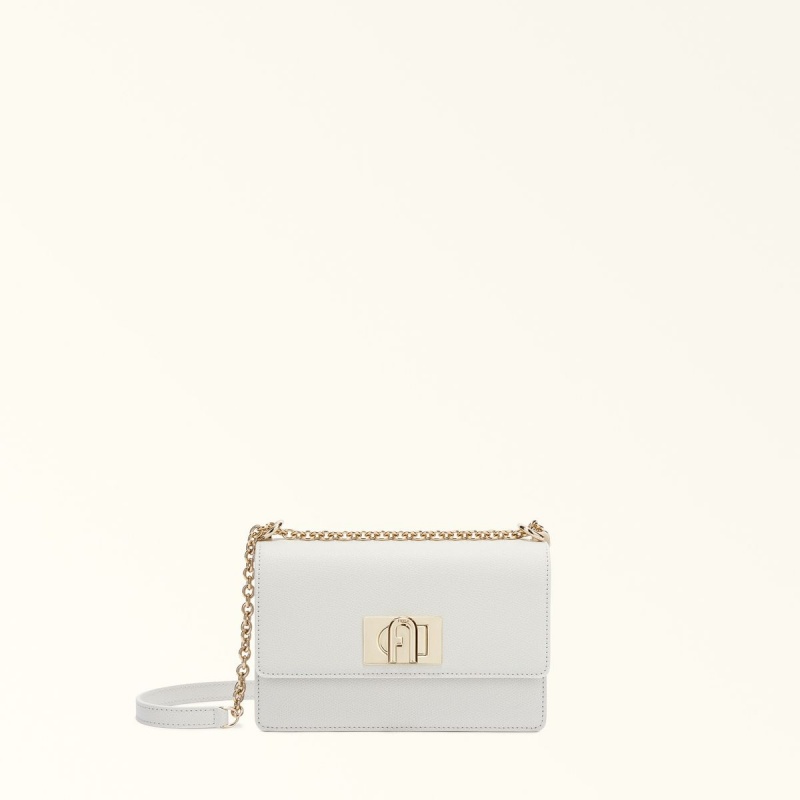 White Furla 1927 Women\'s Crossbody Bags | OXCJWL164