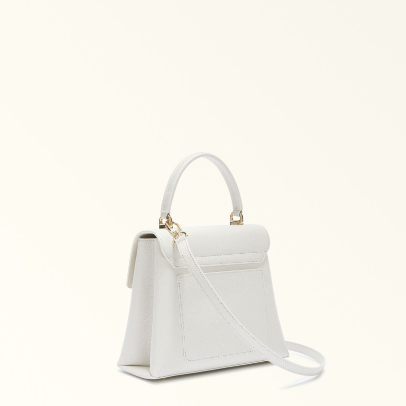 White Furla 1927 Women's Handbag | EJOSCZ654