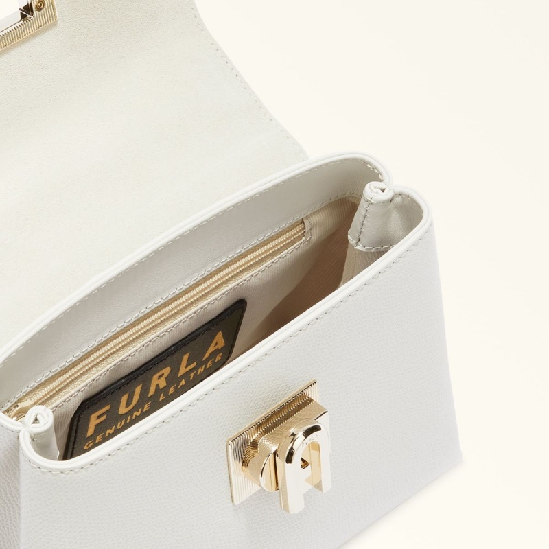 White Furla 1927 Women's Handbag | EJOSCZ654