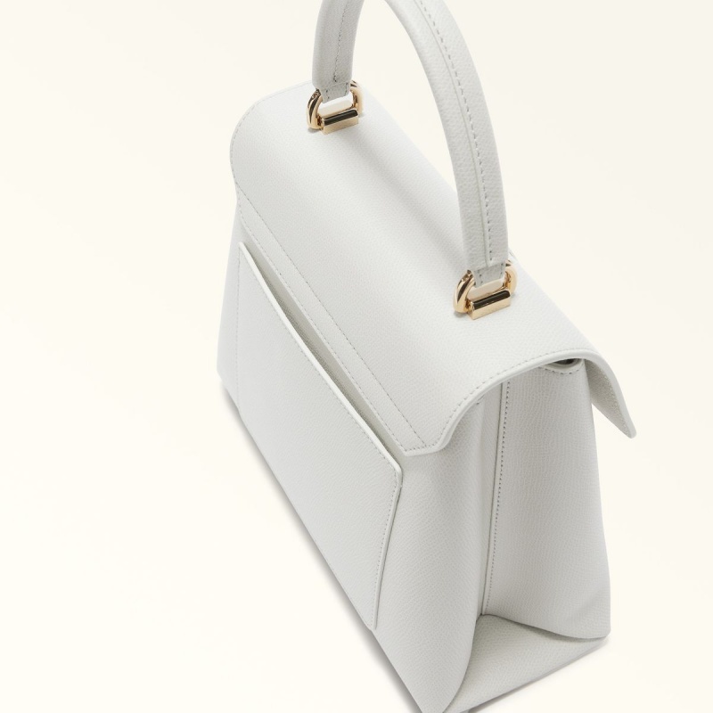 White Furla 1927 Women's Handbag | EJOSCZ654