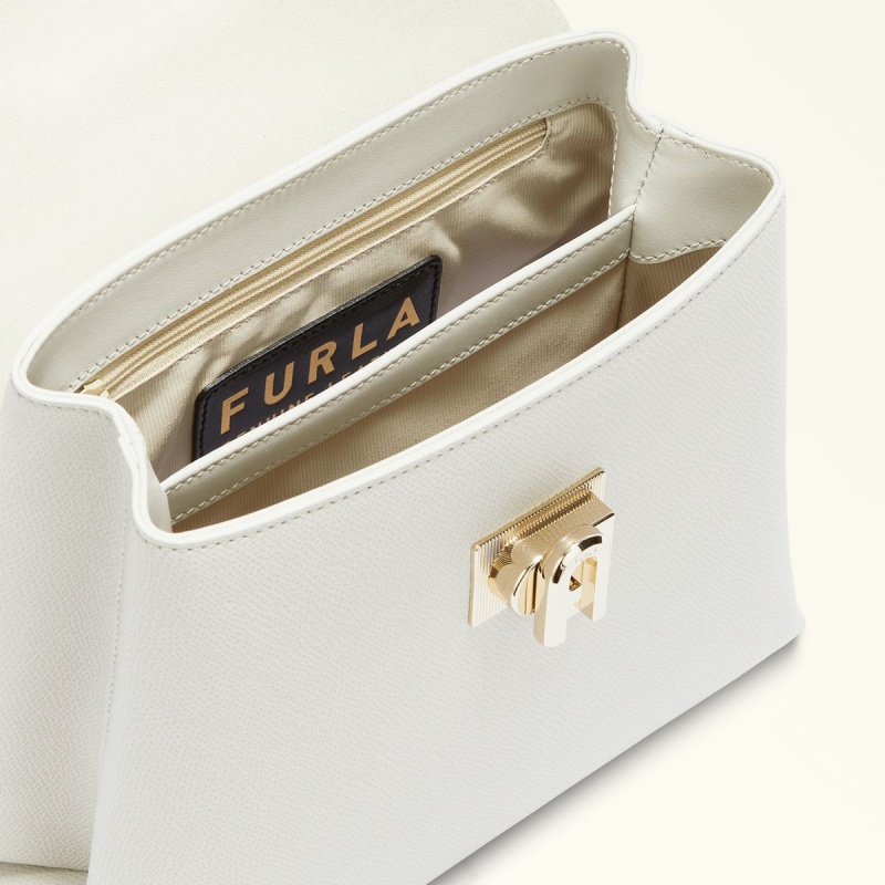 White Furla 1927 Women's Handbag | MOAHBY836