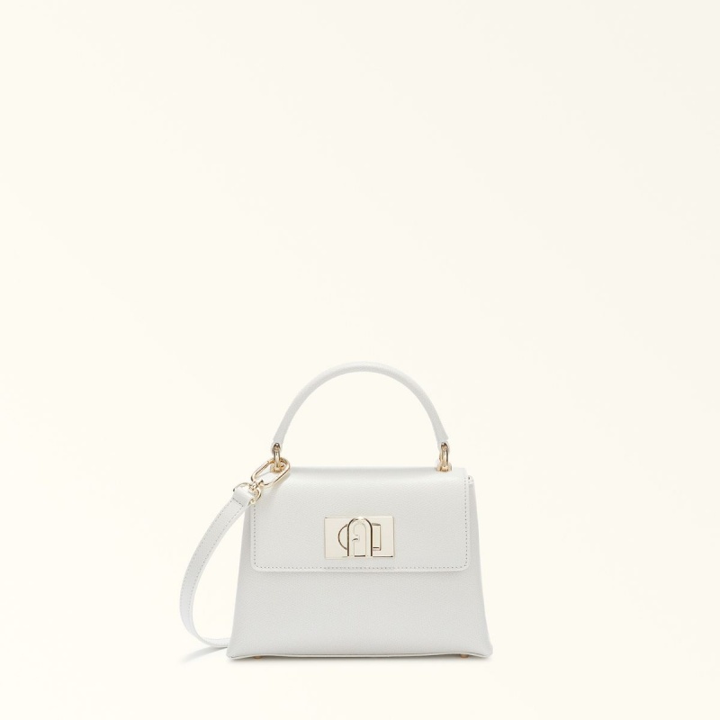 White Furla 1927 Women\'s Handbag | MOAHBY836