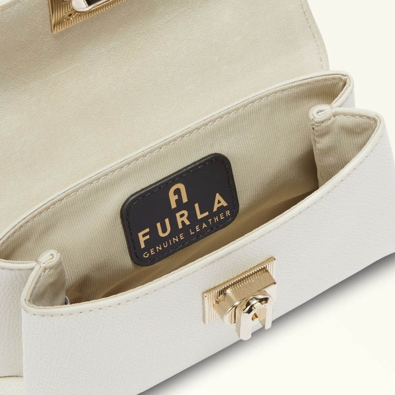 White Furla 1927 Women's Mini Bags | WVIUZM076