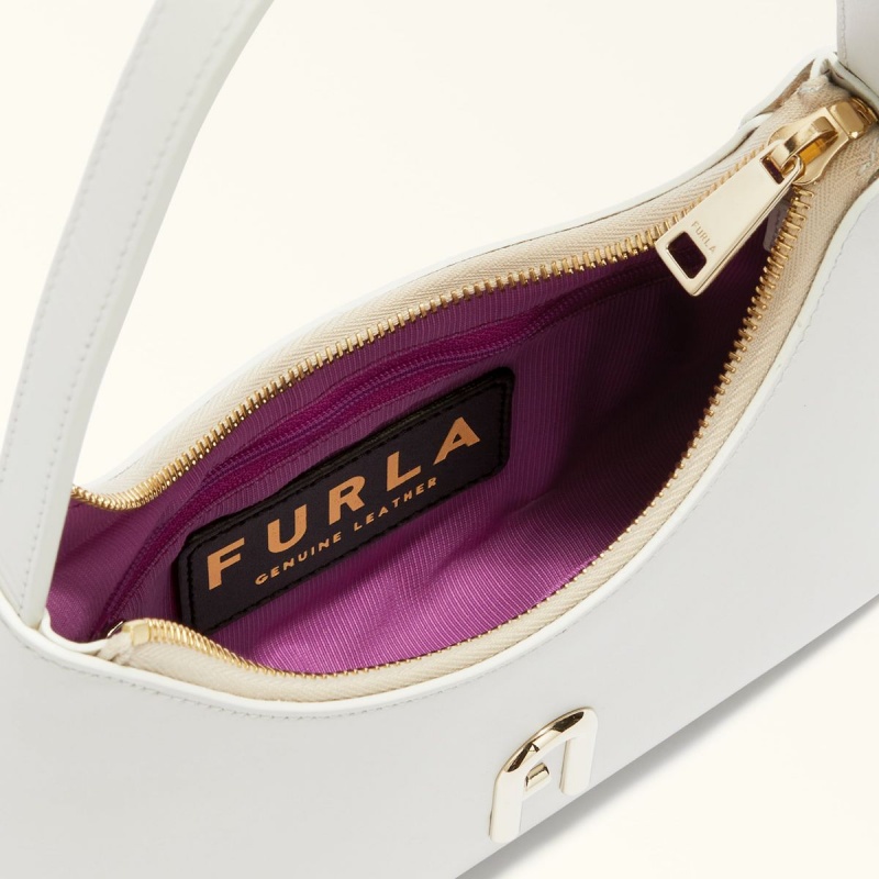 White Furla DIAMANTE Women's Shoulder Bags | ZBWANY247