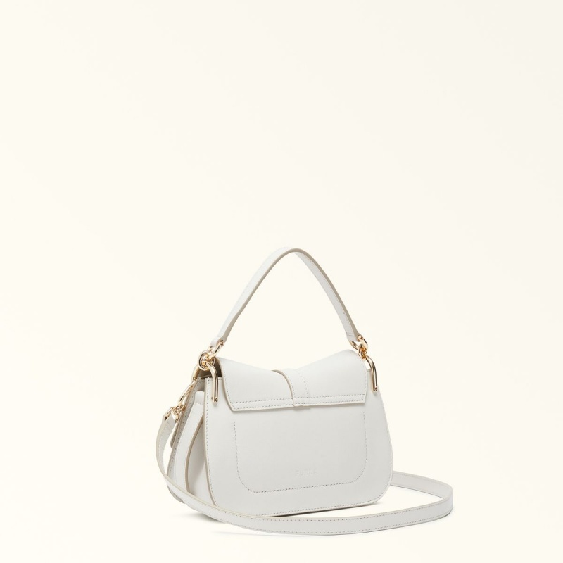 White Furla FLOW Women's Handbag | ADVILX324