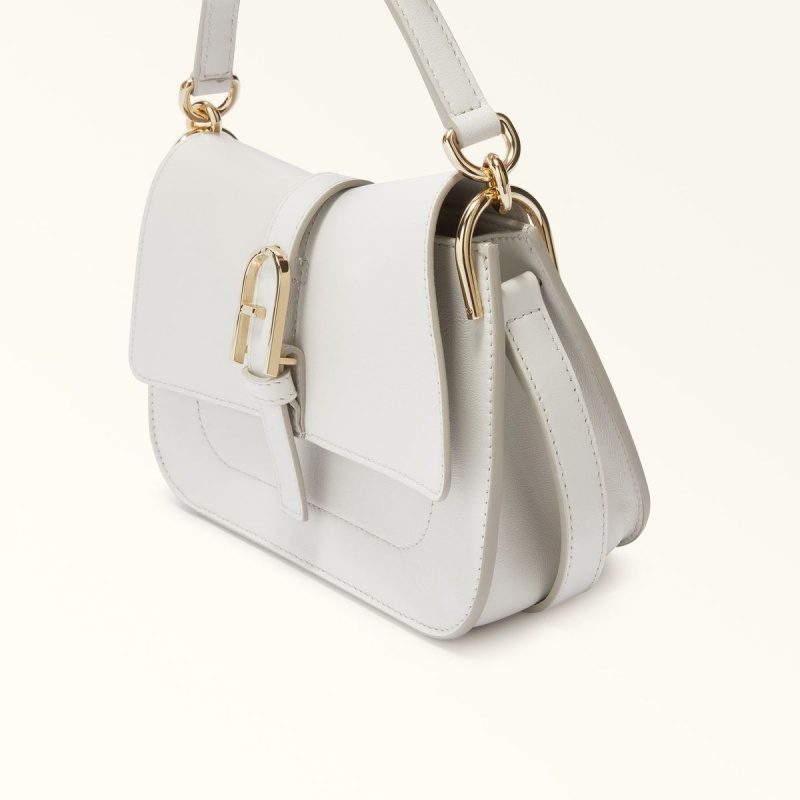 White Furla FLOW Women's Handbag | ADVILX324