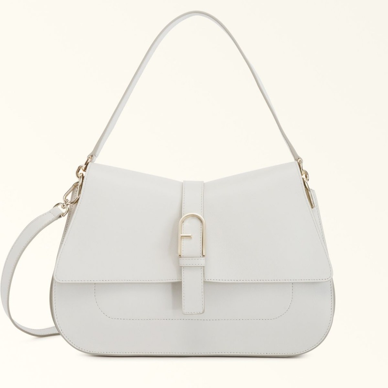 White Furla FLOW Women\'s Handbag | AICLGP425