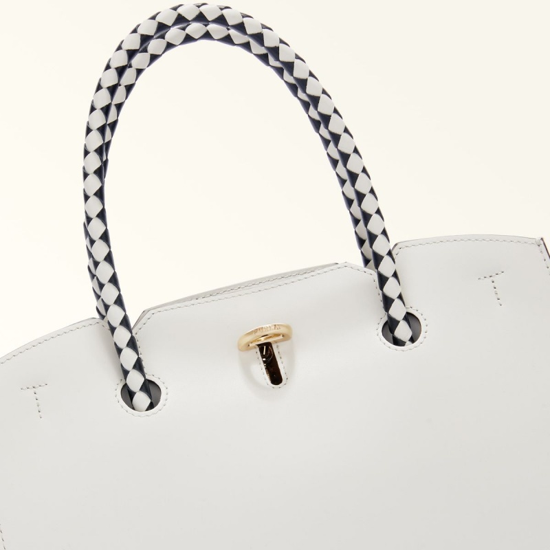 White Furla GENESI Women's Totes | YBMZFR684