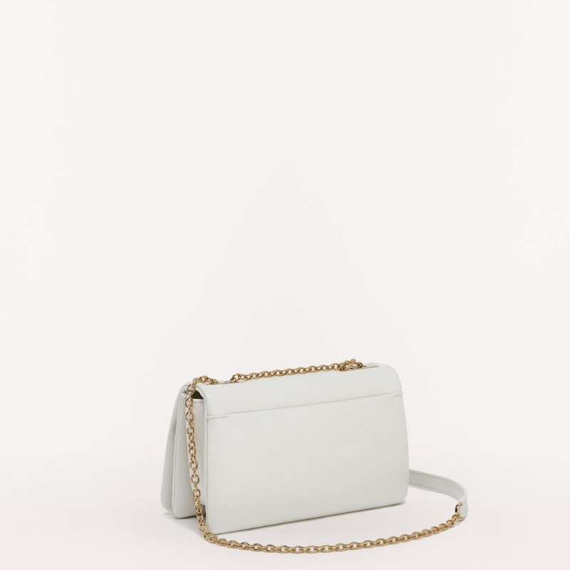 White Furla LULU Women's Crossbody Bags | FNKUMA189