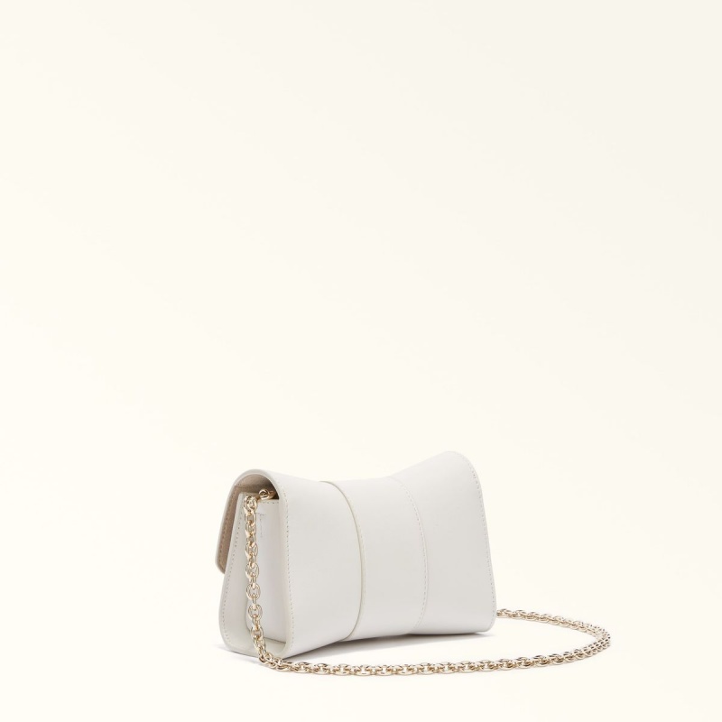 White Furla METROPOLIS REMIX Women's Crossbody Bags | QSIGBH506