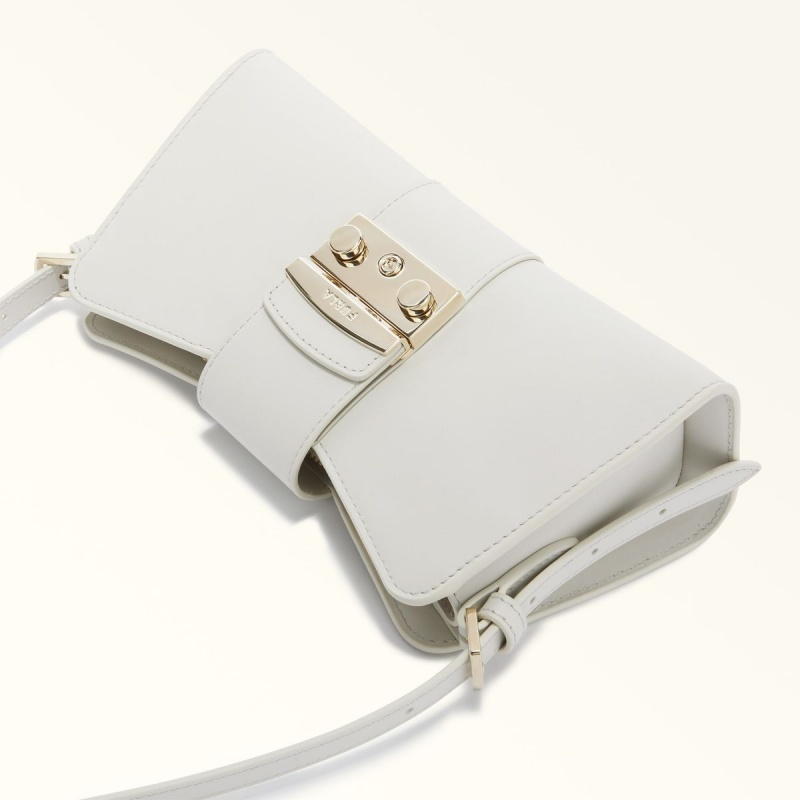 White Furla METROPOLIS REMIX Women's Shoulder Bags | DSMYUH912