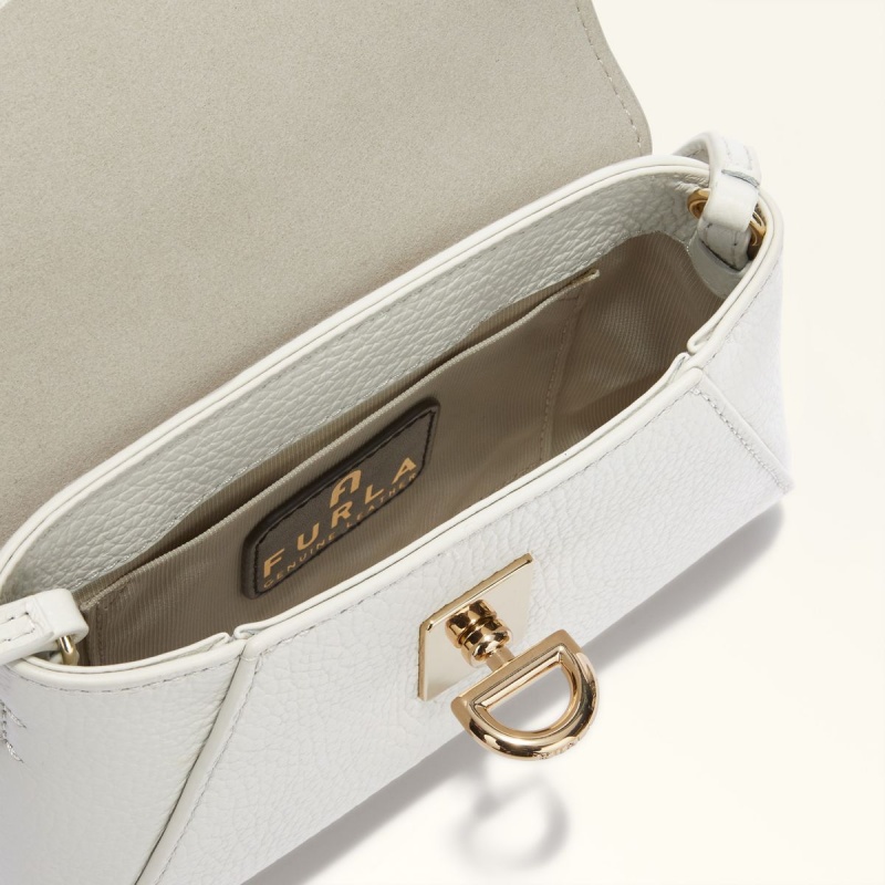 White Furla NET Women's Mini Bags | SQNKPT182