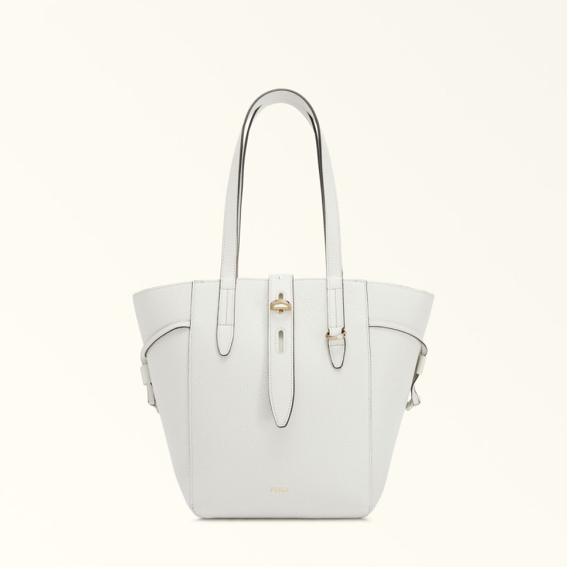 White Furla NET Women\'s Totes | FHCAOL567