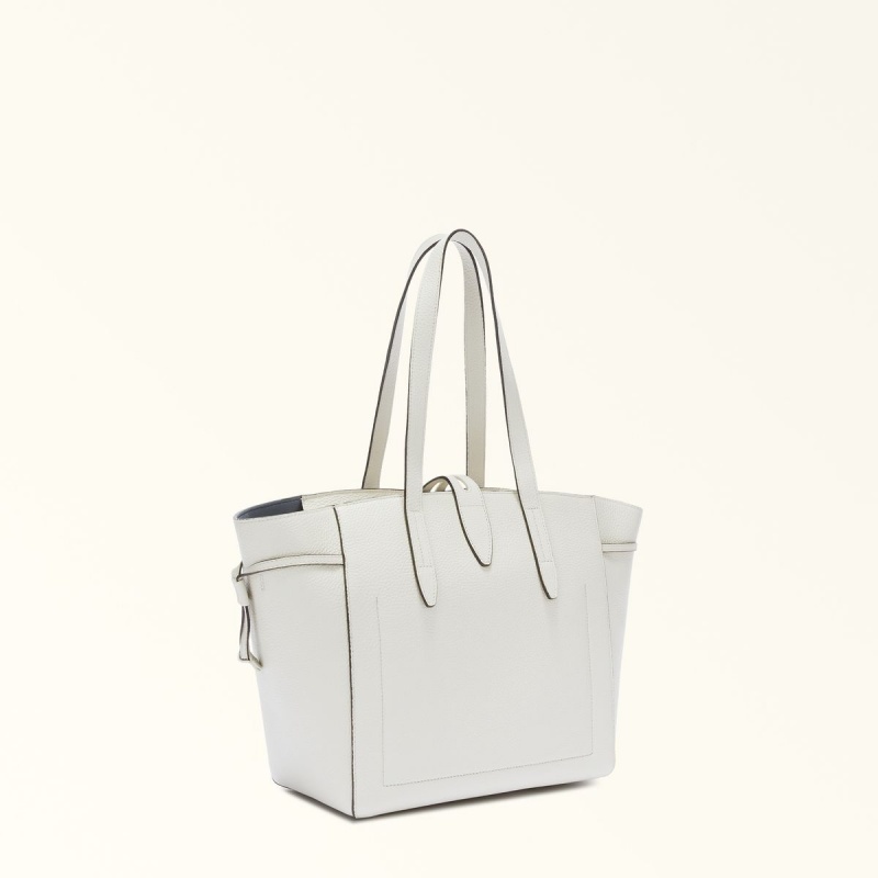 White Furla NET Women's Totes | XEUPZC029