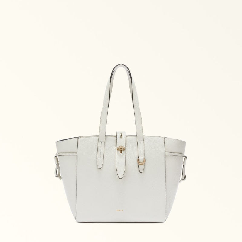 White Furla NET Women\'s Totes | XEUPZC029