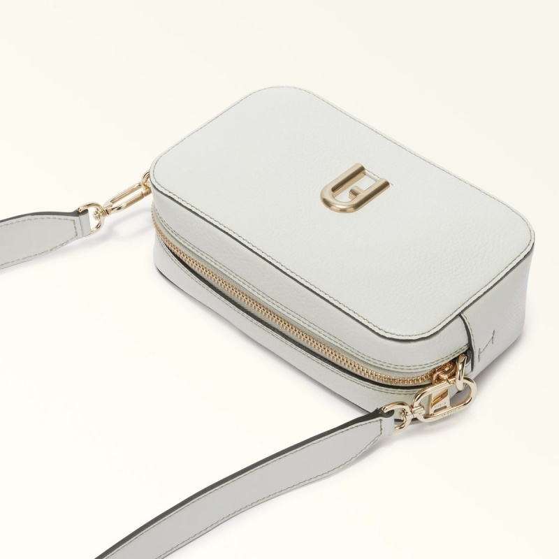 White Furla PRIMULA Women's Crossbody Bags | YTAGEW054