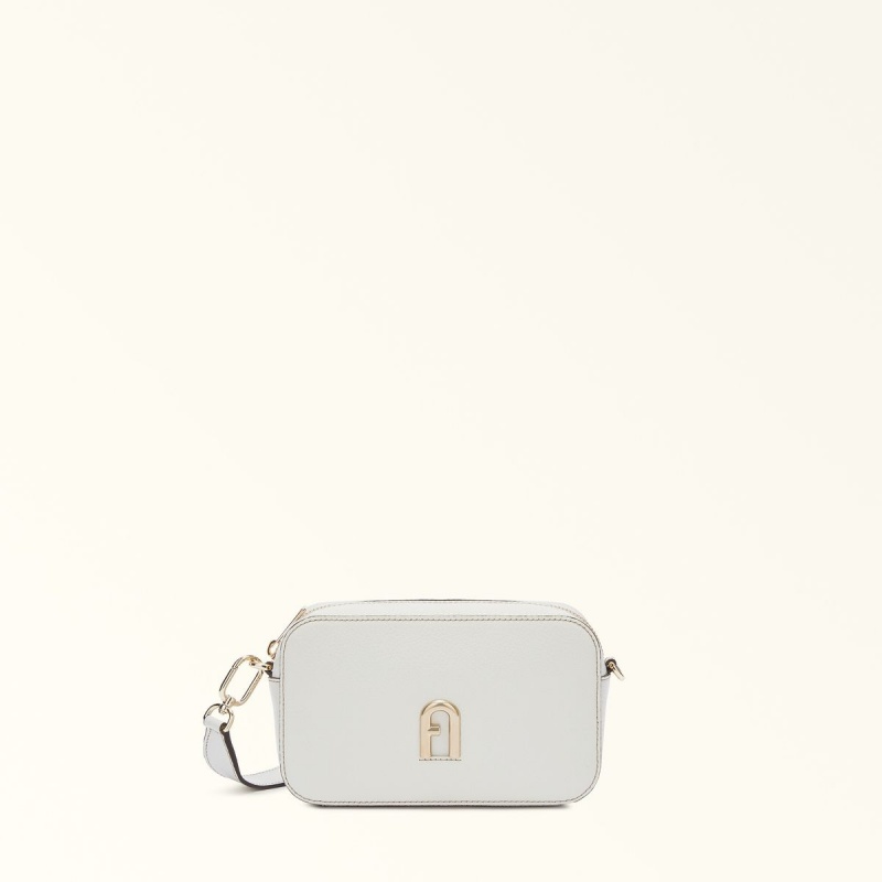 White Furla PRIMULA Women\'s Crossbody Bags | YTAGEW054