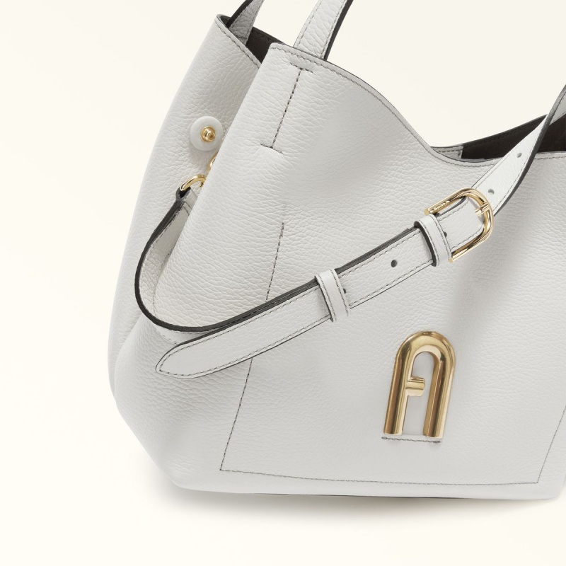 White Furla PRIMULA Women's Shoulder Bags | WFMODN605