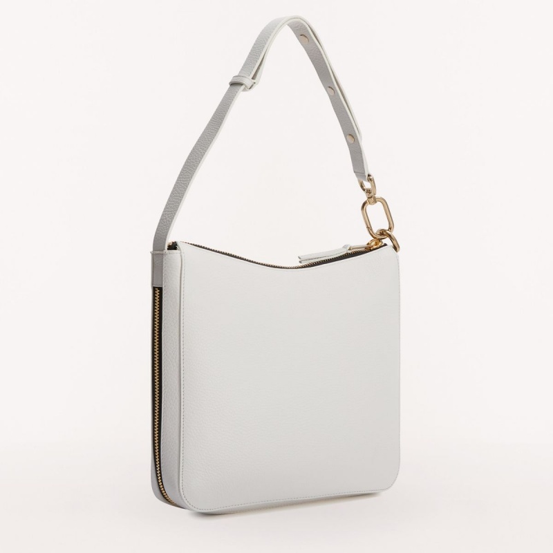 White Furla SKYE Women's Shoulder Bags | PHQUZO824