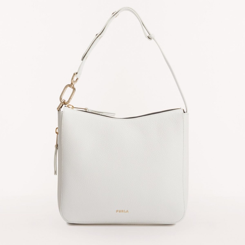 White Furla SKYE Women\'s Shoulder Bags | PHQUZO824