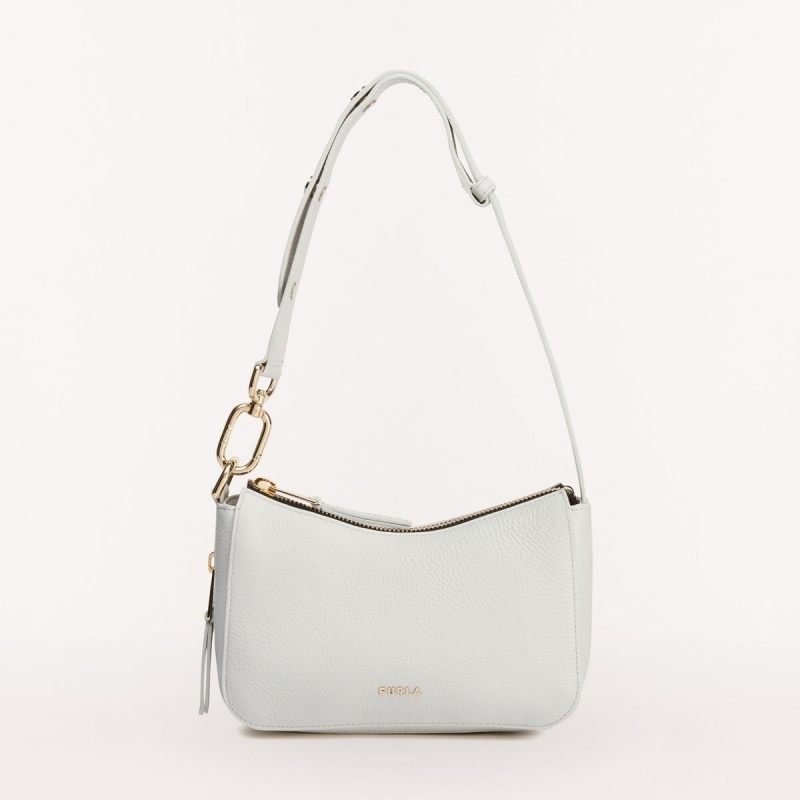 White Furla SKYE Women\'s Shoulder Bags | RXKJGN389