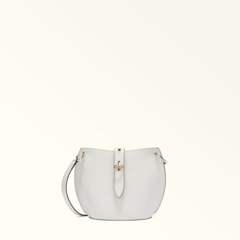 White Furla UNICA Women\'s Crossbody Bags | IHKWNB256