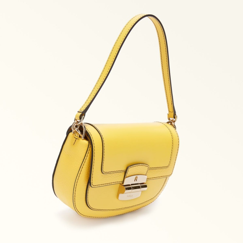 Yellow Furla CLUB 2 Women's Crossbody Bags | ZLOUGC953