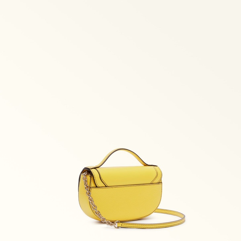 Yellow Furla CLUB 2 Women's Mini Bags | DQYLEB758