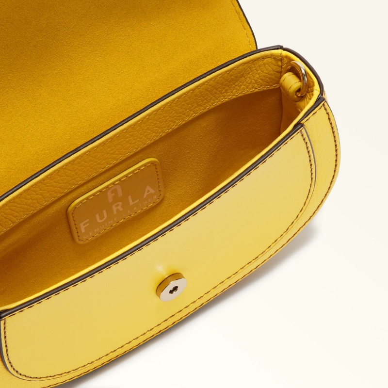 Yellow Furla CLUB 2 Women's Mini Bags | DQYLEB758