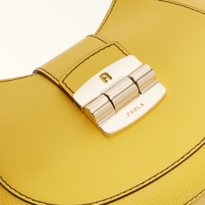 Yellow Furla CLUB 2 Women's Shoulder Bags | NCJEMH915