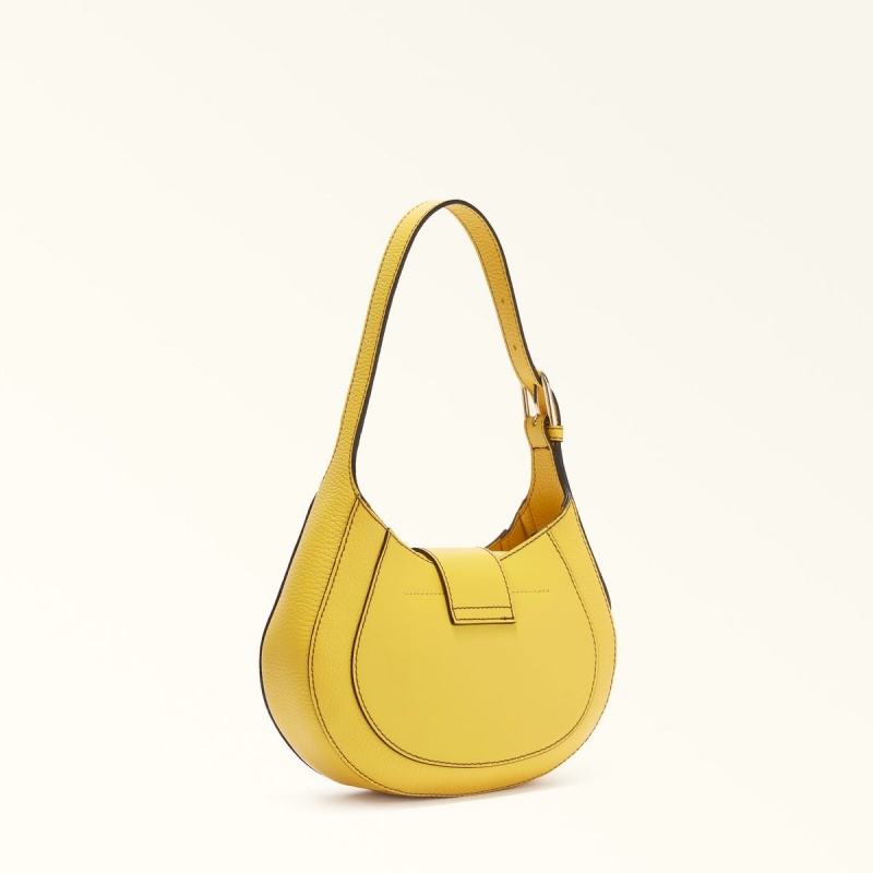 Yellow Furla CLUB 2 Women's Shoulder Bags | NCJEMH915