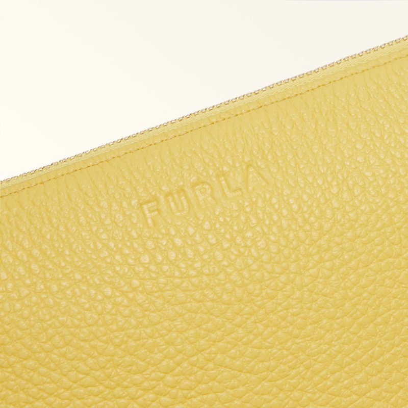 Yellow Furla OPPORTUNITY Women's Pouches | HLZYMA286