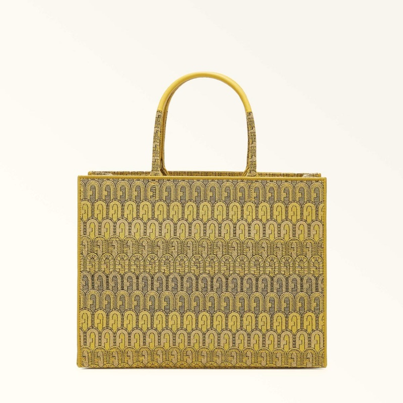 Yellow Furla OPPORTUNITY Women\'s Totes | YDXUJA514