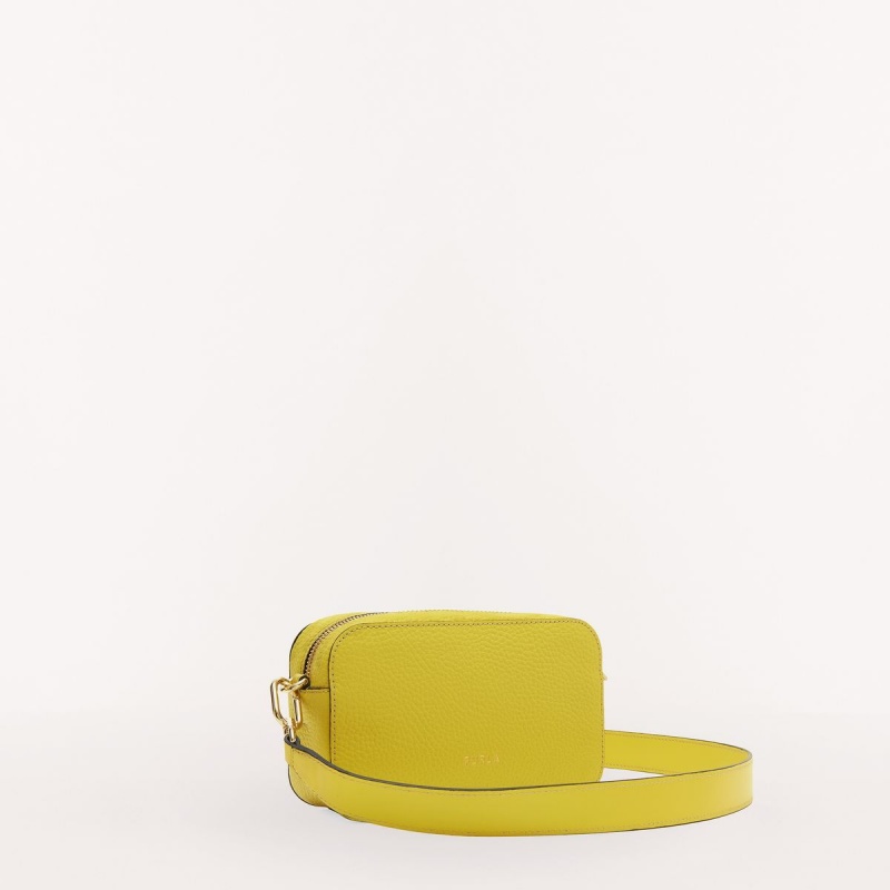 Yellow Furla PRIMULA Women's Crossbody Bags | MPHDAT108