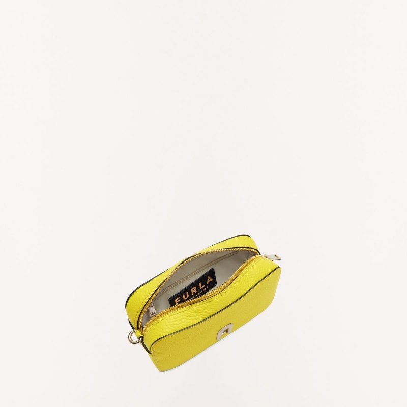 Yellow Furla PRIMULA Women's Crossbody Bags | MPHDAT108